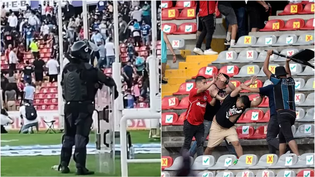Querétaro: Video muestra cómo un policía solo observa la pelea entre barristas