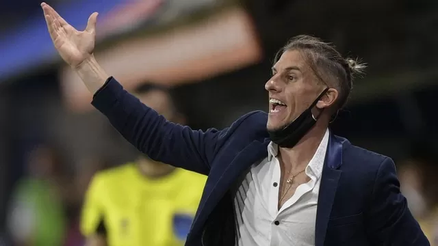 Sebastián Beccacece, entrenador argentino de 40 años. | Foto: AFP/Video: Espn