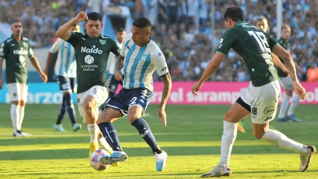 Con Paolo Guerrero, Racing Club venció 1-0 a Sarmiento por la liga argentina