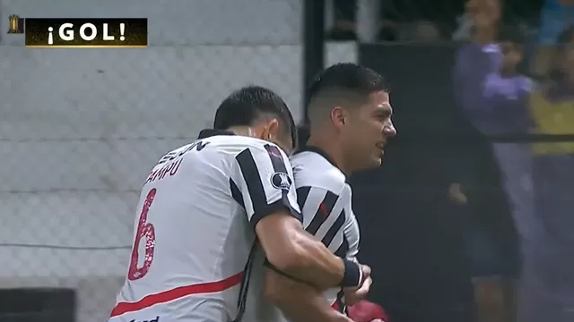 Así anotó Ramírez el 2-2 de Libertad ante Alianza Lima por la Copa Libertadores / Captura / ESPN