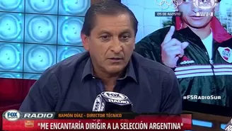 Ramón Díaz: &quot;Me encantaría dirigir a la selección de Argentina&quot;