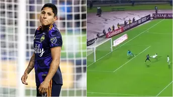 Raúl Ruidíaz desperdició clara ocasión de gol ante Pumas en la Concachampions