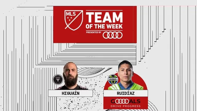 Raúl Ruidíaz-Gonzalo Higuaín: La delantera del Equipo de la Semana de la MLS