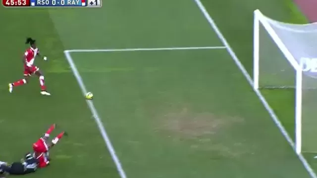 Rayo Vallecano: Manucho tenía el arco vacío y así desperdició la chance