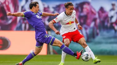 RB Leipzig igualó 1-1 ante el Friburgo en el retorno de la Bundesliga