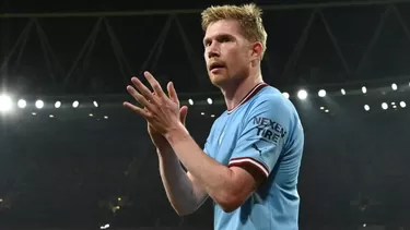 Kevin de Bruyne se perderá el RB Leipzig vs. Manchester City. | Foto: AFP