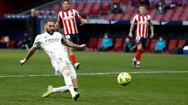 El delantero francés marcó el tanto del agónico empate del Real Madrid. | Foto: Real Madrid.