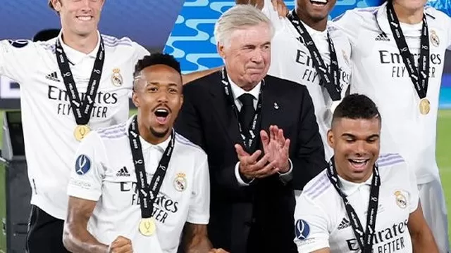 Real Madrid: Ancelotti se convierte en el entrenador con más Supercopas de Europa