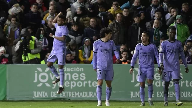 Cacereño 0-1 Real Madrid. | Foto: AFP/Video: @rfef