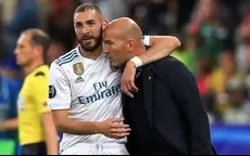 Real Madrid: Benzema se despidió de Zidane tras anunciarse su salida - Noticias de zinedine-zidane