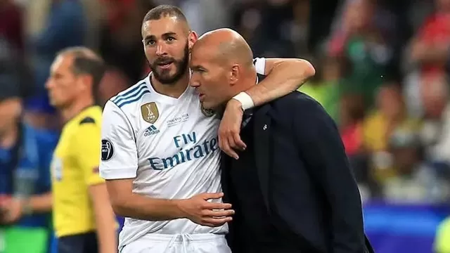 Real Madrid: Benzema se despidió de Zidane tras anunciarse su salida