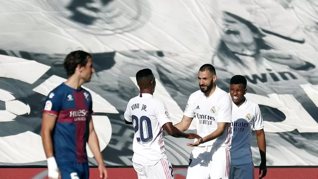 Real Madrid goleó 4-1 al Huesca por LaLiga. | Foto: EFE/Video: Bein Sports