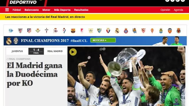 Real Madrid ganó la Champions League y acaparó las portadas del mundo-foto-4