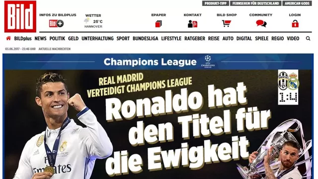 Real Madrid ganó la Champions League y acaparó las portadas del mundo-foto-5