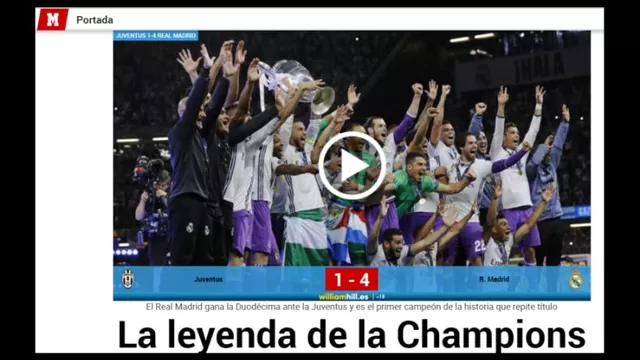 Real Madrid ganó la Champions League y acaparó las portadas del mundo-foto-6