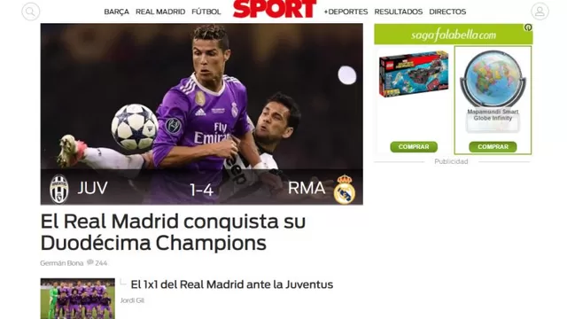 Real Madrid ganó la Champions League y acaparó las portadas del mundo-foto-7