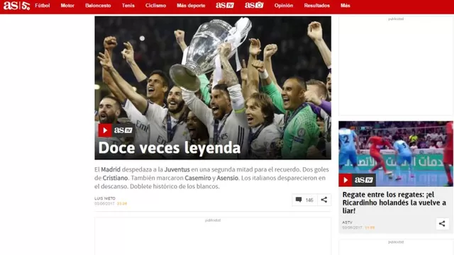 Real Madrid ganó la Champions League y acaparó las portadas del mundo-foto-9