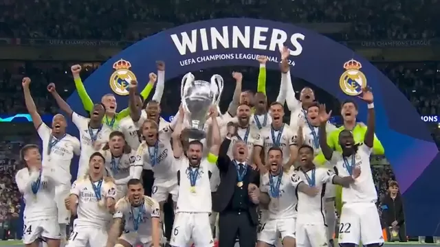 Real Madrid alcanzó su decimoquinta Champions League / Foto: Captura / Video: ESPN