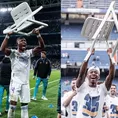 Real Madrid campeón de LaLiga y David Alaba celebró con la silla