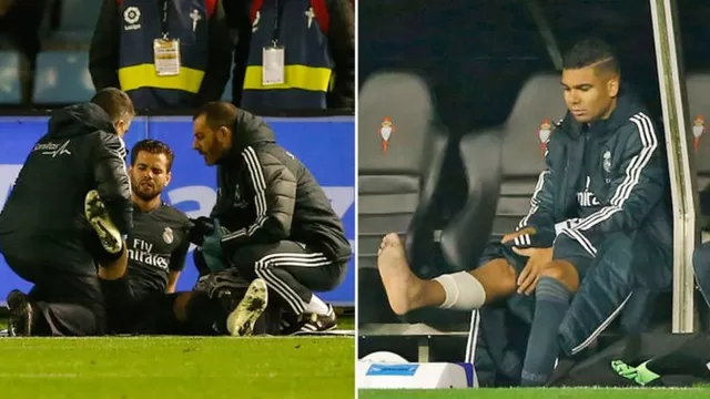 Casemiro y Nacho baja por lesión varias semanas con el Real Madrid | Foto: Marca.