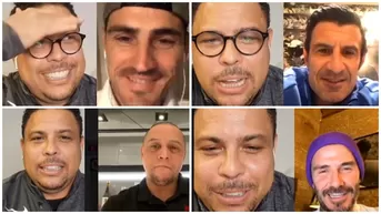 Chat 'galáctico': Ronaldo conversó con Beckham, Casillas, Figo y Roberto Carlos en Instagram