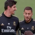 Real Madrid: Courtois aseguró que Hazard quiere quedarse en la Casa Blanca