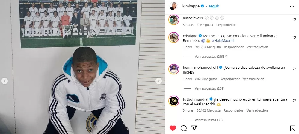 Cristiano Ronaldo Envió Emotivo Mensaje A Kylian Mbappé Tras Fichar Por El Real Madrid América 4835