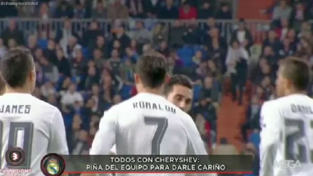 Real Madrid: Cristiano Ronaldo festejó cuarto gol con Denis Cheryshev