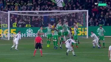 Ceballos no celebr&amp;oacute; por su pasado con el Betis. | Foto: Captura de Video Movistar TV