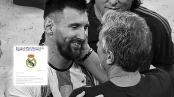 Real Madrid emitió comunicado PERSONAL para Lionel Messi por el fallecimiento de su padre
