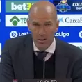 Real Madrid: &quot;Estoy muy enfadado, me tienen que explicar la regla de las manos&quot;, dijo Zidane