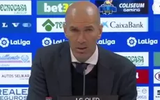 Real Madrid: "Estoy muy enfadado, me tienen que explicar la regla de las manos", dijo Zidane - Noticias de zinedine zidane