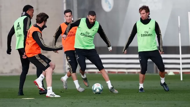 Real Madrid realizó su primera práctica del 2020 este 1 de enero. | Foto: Real Madrid