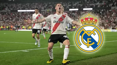 Real Madrid fichó al argentino de 17 años Franco Mastantuono por las próximas seis temporadas. | Composición AD