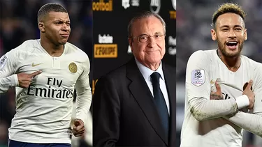 Florentino Pérez: &quot;¿Neymar o Mbappé? Me quedo con los dos&quot;