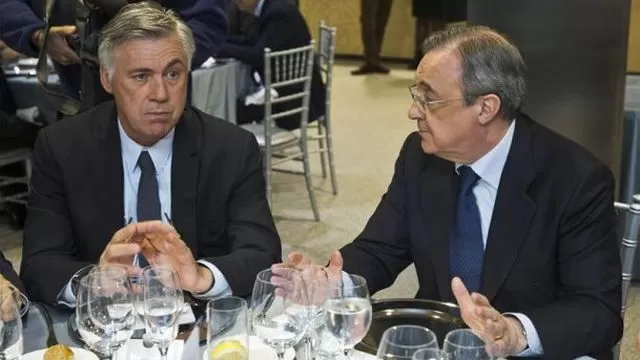 Real Madrid: Florentino Pérez ratificó a Carlo Ancelotti como técnico