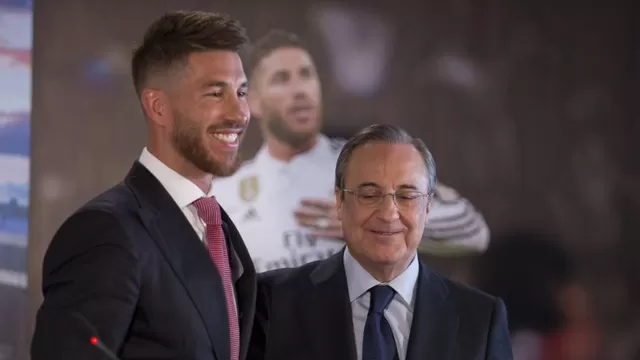 Presidente del Real Madrid dice que Ramos le comunicó una oferta de China | Foto: El País.