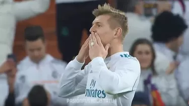 Real Madrid: el golazo de Toni Kroos para el 3-0 sobre la Real Sociedad Real Madrid: el golazo de Toni Kroos para el 3-0 sobre la Real Sociedad