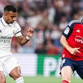 Real Madrid igualó 1-1 ante Osasuna y le cede el liderato de LaLiga al Barcelona