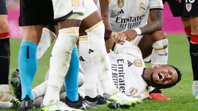 Militao salió lesionado del Athletic de Bilbao vs. Real Madrid. | Video: LaLiga