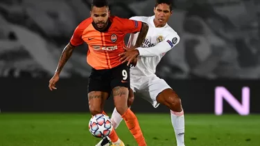 Varane fue titular este miércoles ante Shakhtar | Foto: AFP.