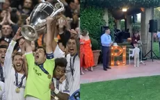 Real Madrid: Niño se robó el show en boda al entonar el himno de La Décima - Noticias de conference-league
