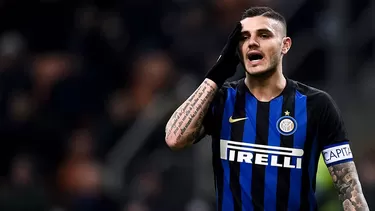 Le quitaron la cinta de capitán del Inter a Icardi. | Foto: AFP Le quitaron la cinta de capitán del Inter a Icardi. | Foto: AFP