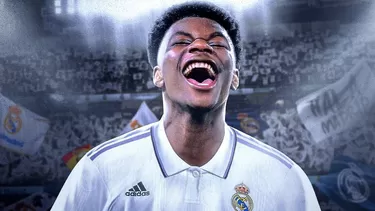 Aurélien Tchouaméni, mediocampista francés de 22 años. | Imagen: @realmadrid/Video: Ligue 1