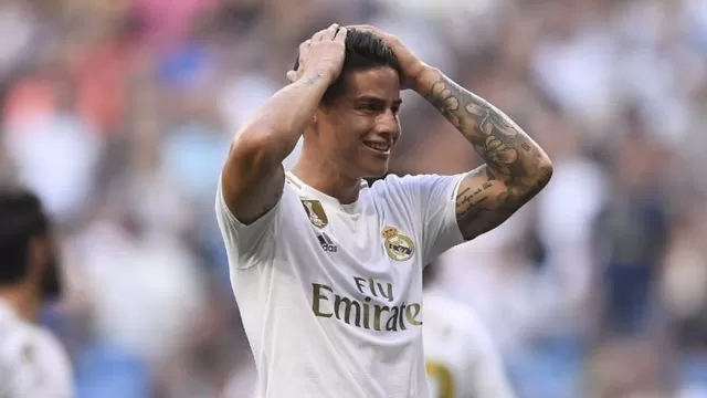 Real Madrid es un hospital: ahora perdió a James Rodríguez por lesión