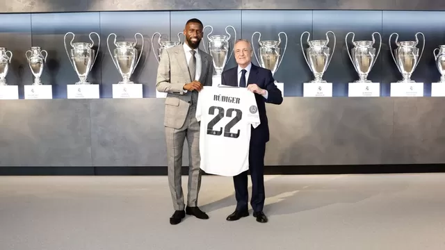 Real Madrid presentó oficialmente al central alemán Antonio Rüdiger