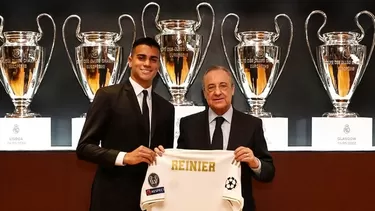 &quot;Quiero ser parte de la historia de este gran club&quot;, afirmó la joven promesa brasileña, de 18 años. | Foto: Real Madrid