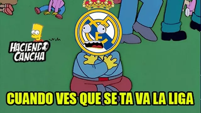 Real Madrid no se salvó de los memes.