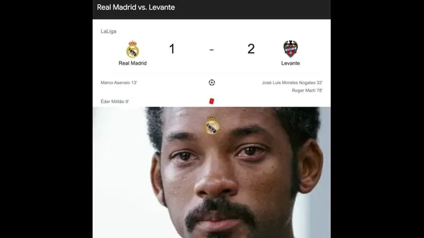 Real Madrid perdió 2-1 ante Levante por LaLiga.