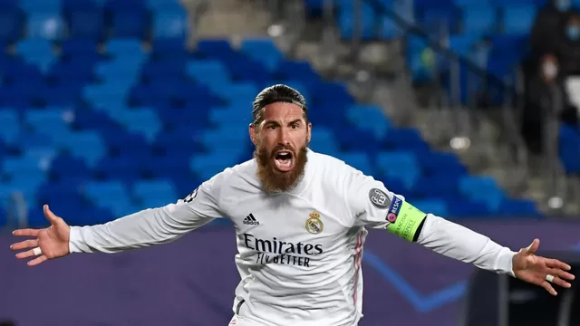 Sergio Ramos termina contrato con el Real Madrid en junio próximo. | Foto: AFP